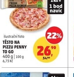 Těsto na pizzu Penny To Go