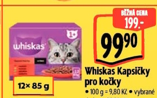 Kapsičky pro kočky Whiskas
