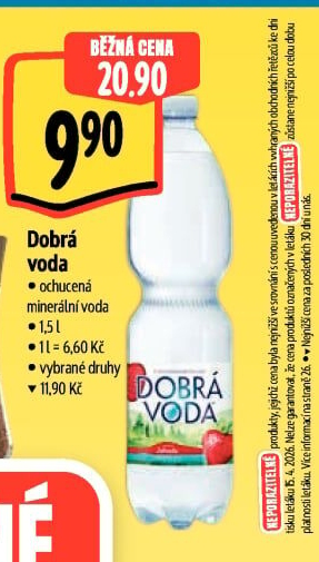 Ochucená voda Dobrá voda