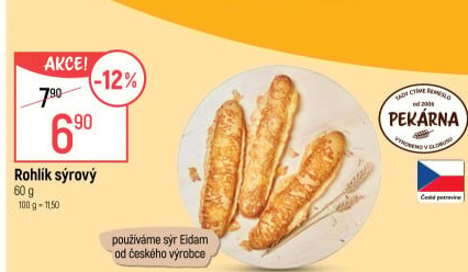 Rohlík se sýrem