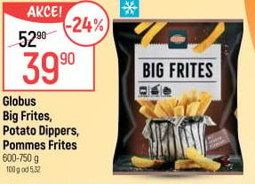 Hranolky mražené Big Frites Globus