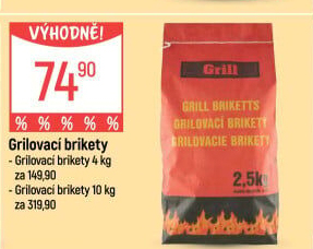 Brikety grilovací