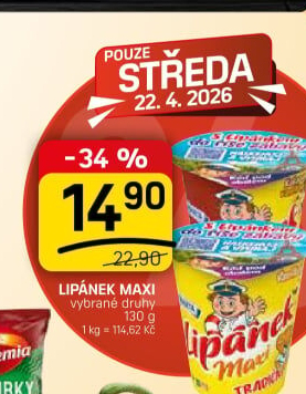 Dezert Lipánek Madeta - FLOP TOP akcniletaky.com