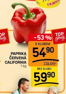 Paprika červená