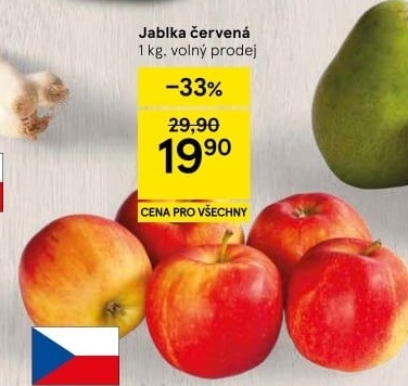 Jablka červená