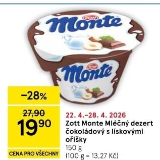 Dezert Monte Zott