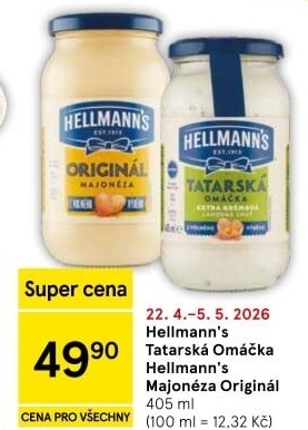 Tatarská omáčka Hellmann'