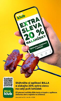 akční leták BILLA 22.4.2026-28.4.2026