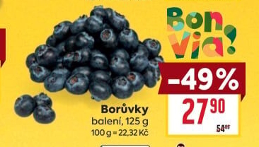 Borůvky Billa Bonvia - BILLA akcniletaky.com