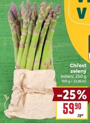 Chřest zelený