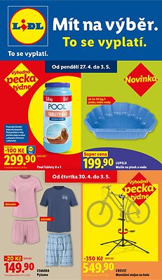 akční leták Lidl 27.4.2026-3.5.2026