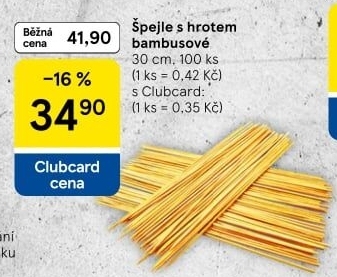 Bambusové špejle