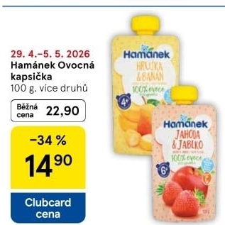 Kapsička ovocná Hamánek