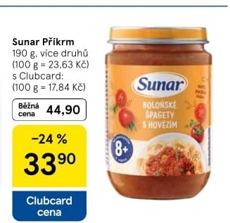 Příkrmy Sunar