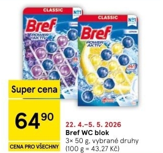 WC blok Bref