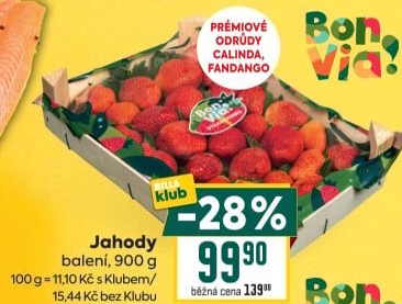 Jahody Billa Bonvia