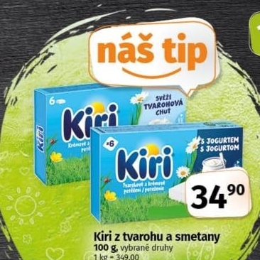 Sýr tavený Kiri