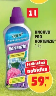 Tekuté hnojivo pro hortenzie Agro