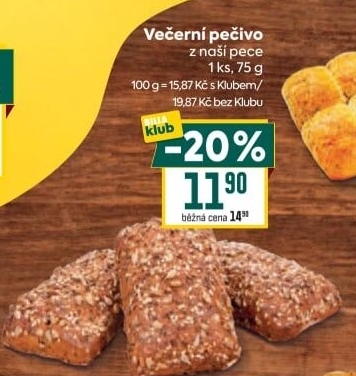 Večerní pečivo