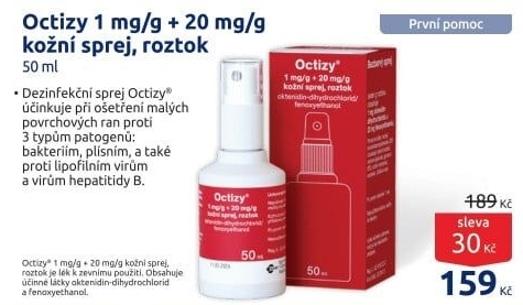 Kožní dezinfekční sprej Octizy