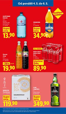 akční leták Lidl 4.5.2026-6.5.2026