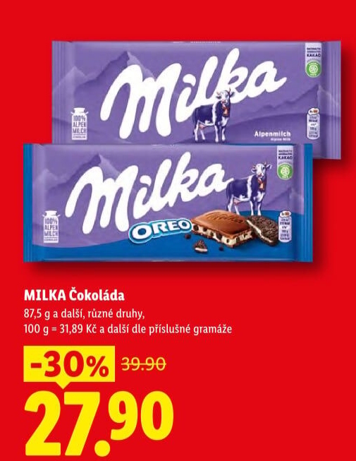 Čokoláda Milka