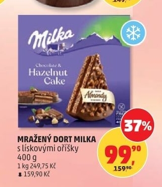 Dort bez lepku mražený Milka