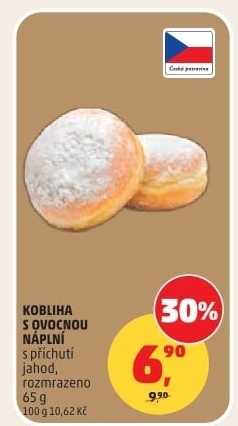 Kobliha s ovocnou náplní