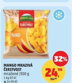 Mango mražené Mrazivá Čerstvost