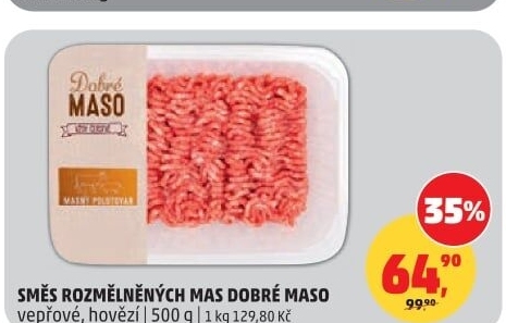 Mělněné masa mix Dobré maso