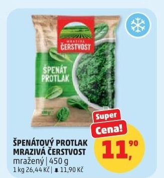 Špenátový protlak mražený Mrazivá Čerstvost
