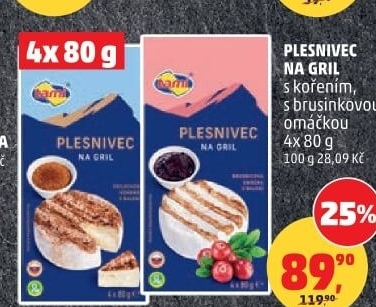 Sýr Plesnivec na gril Tami
