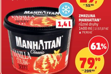 Zmrzlina v kelímku Manhattan Nestlé