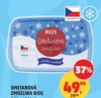 Zmrzlina ve vaničce Rios