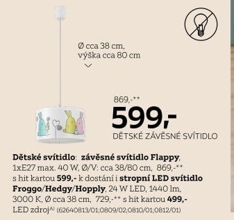 DĚTSKÉ STROPNÍ LED SVÍTIDLO