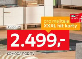 KOMODA POD TELEVIZI