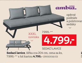 SEDACÍ LAVICE