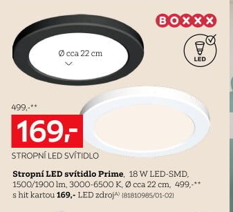 STROPNÍ LED SVÍTIDLO