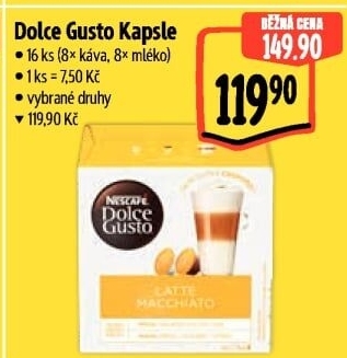 Kapsle Dolce Gusto Nescafé