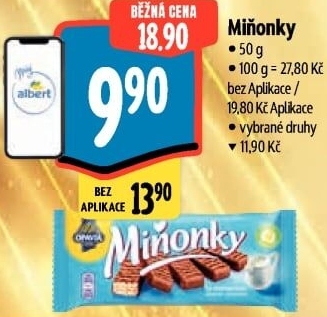 Oplatky Miňonky Opavia