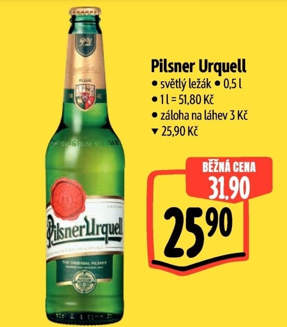 Pivo Pilsner Urquell