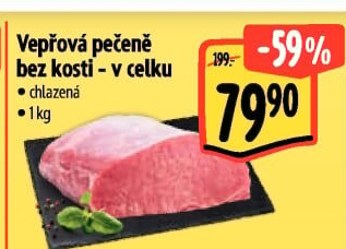 Vepřová pečeně bez kosti