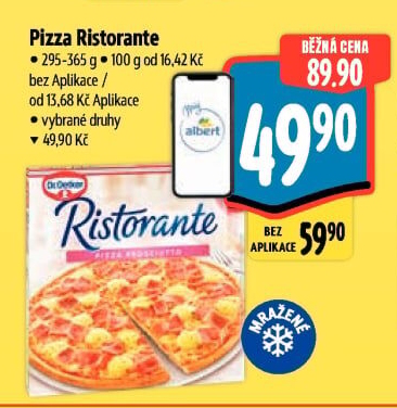 Pizza mražená Ristorante Dr. Oetker