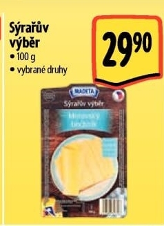 Sýr Sýrařův výběr Madeta