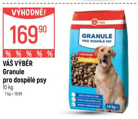 Granule pro psy Váš Výběr