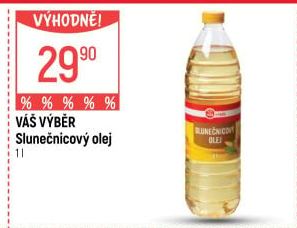 Olej slunečnicový Váš Výběr