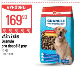 Granule pro psy Váš Výběr