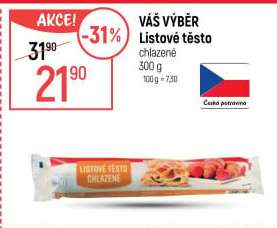 Listové těsto Váš Výběr