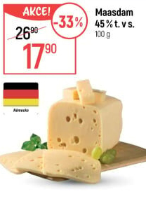 Sýr Maasdamer 45%