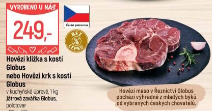 Hovězí krk s kostí Globus